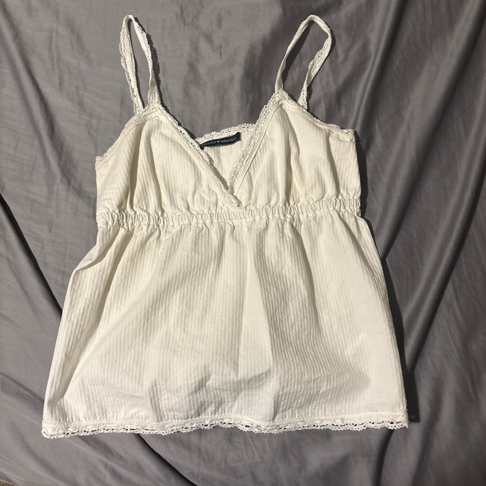 Brandy Melville Cream Lace Cami